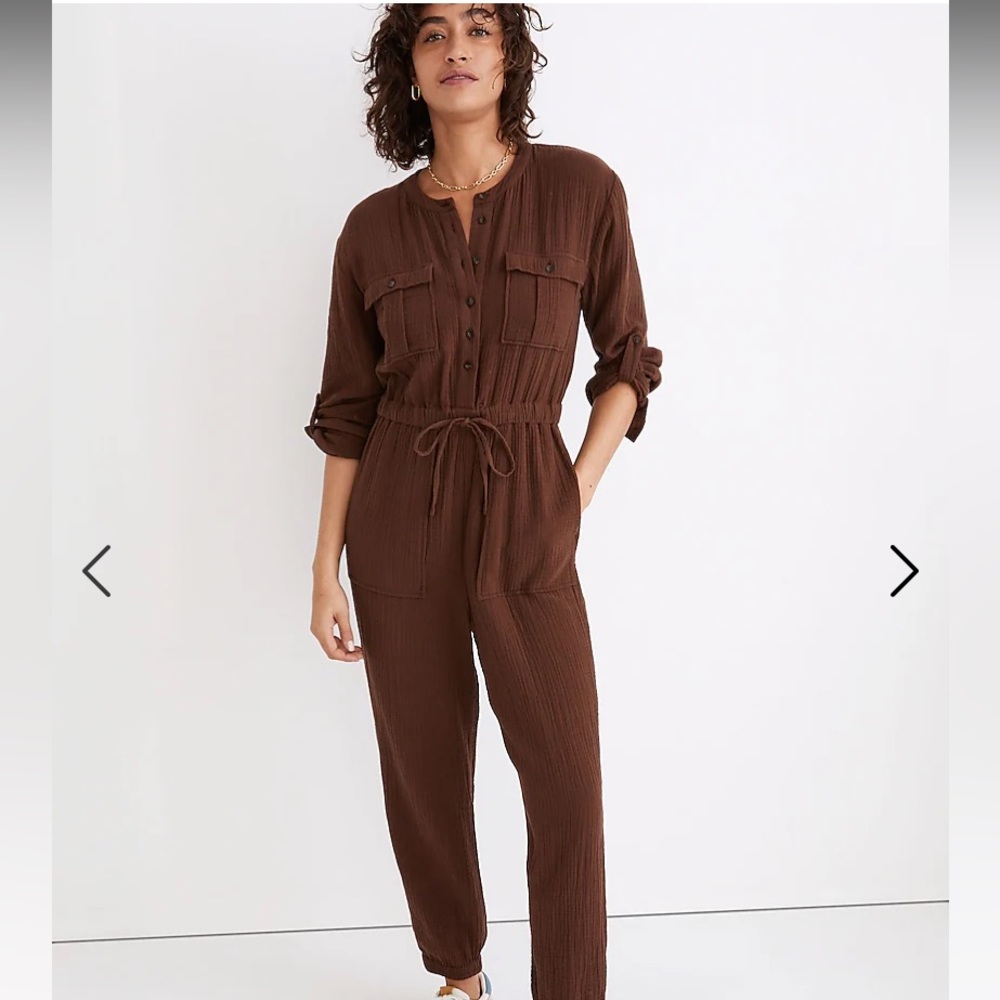 Madewell Lightspun Tapered-leg Jumpsuit